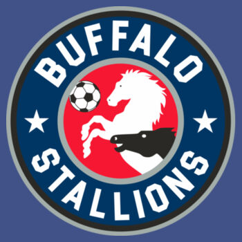 Stallions Logo - Heritage Blend 3/4 Sleeve Baseball Raglan Tee Design