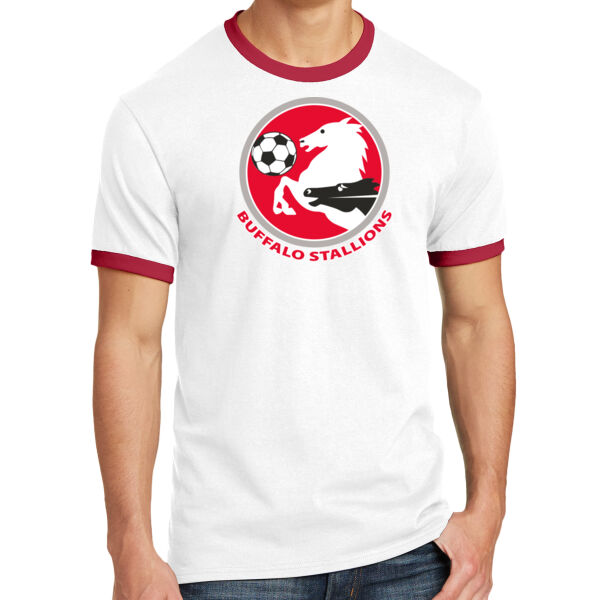 Stallions Retro - Core Cotton Ringer Tee Thumbnail